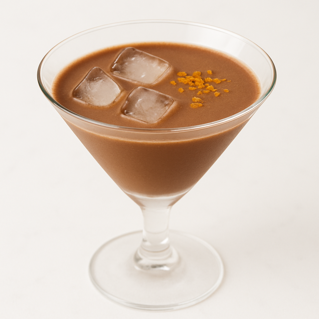 drink com chocolate, mel martini